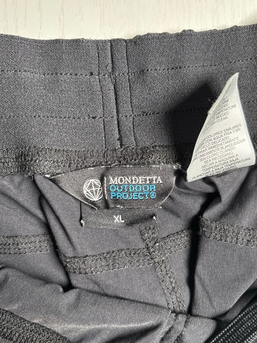 Mondetta Gray Cargo Pants with Elastic Waist